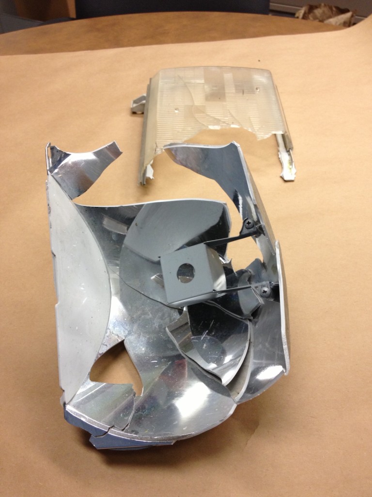 Headlight recovered from North Bend Hit and Run
