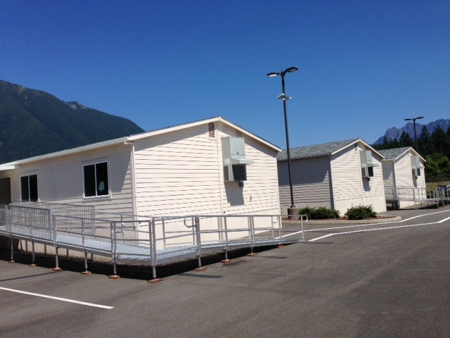 New portables installed at Twin Falls MS, July 2013.