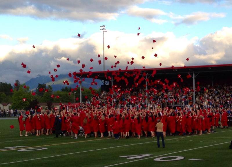 Mount Si High School graduation ceremony 2013. Photo: Paige McCall, class of 2015