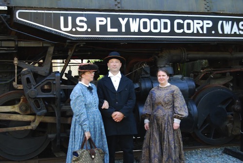 Commemorative 4th of July trains in Snoqualmie will re-crate what this first train to Snoqualmie from Seattle would've been like in 1889.