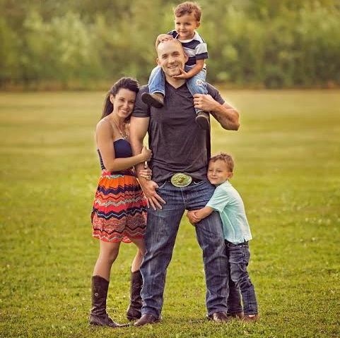 Copeland family - Alisha, Justin, Christian and River.