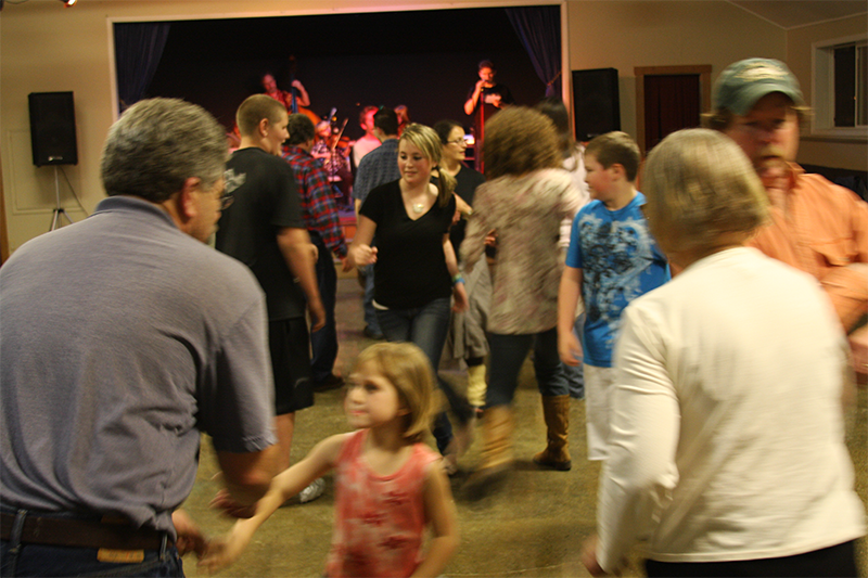Contra dancing. Photo: Sallal Grange website