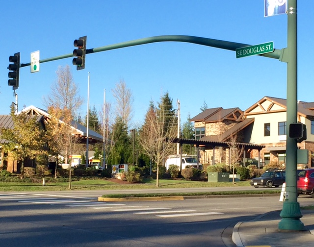 Location of car/motorcyle accident, 11/12/14, Douglas Ave and Snoqualmie Parkway