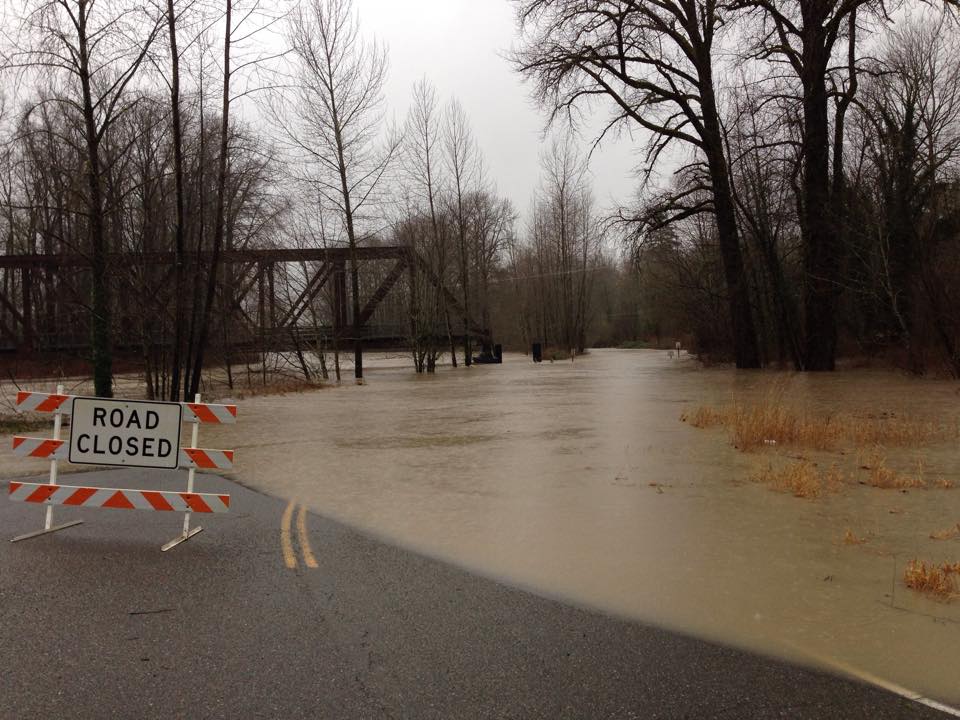 Meadowbrook Way near Millpond Road in downtown Snoqualmie. 1/5/15. Photo: Michele Johnson.