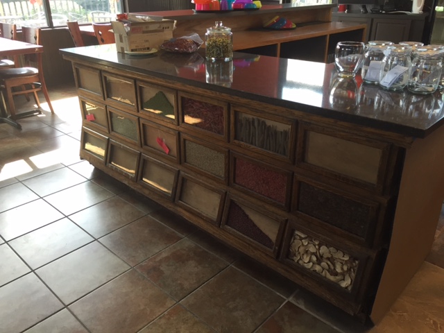 New front counter cabinetry at Thai Eatery