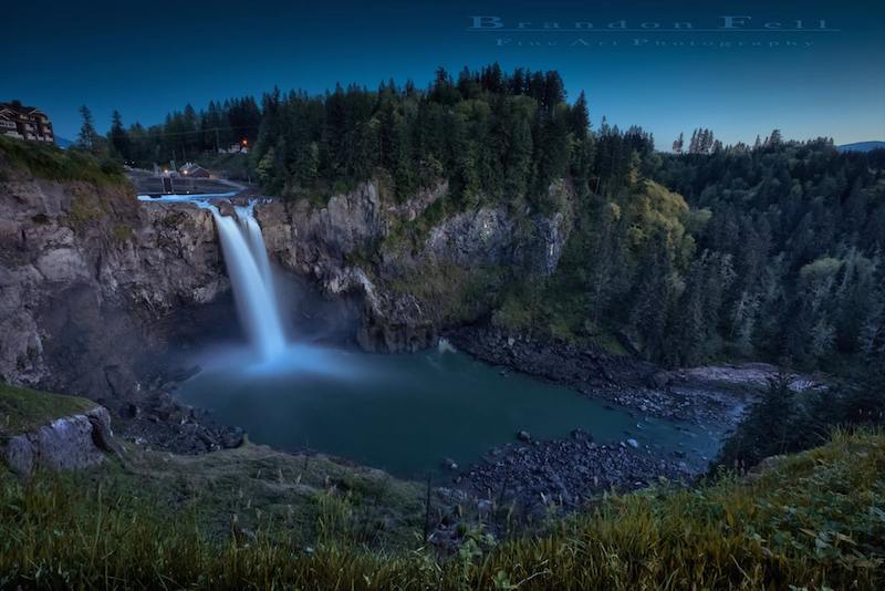 Snoqualmie Falls, 4/20/15. Photo by Brandon Fell