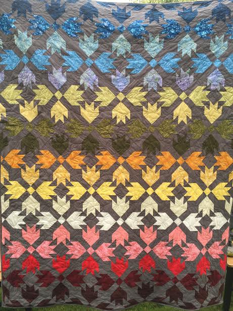 The Garden Path quilt up for auction by the Mount Si Med Squad