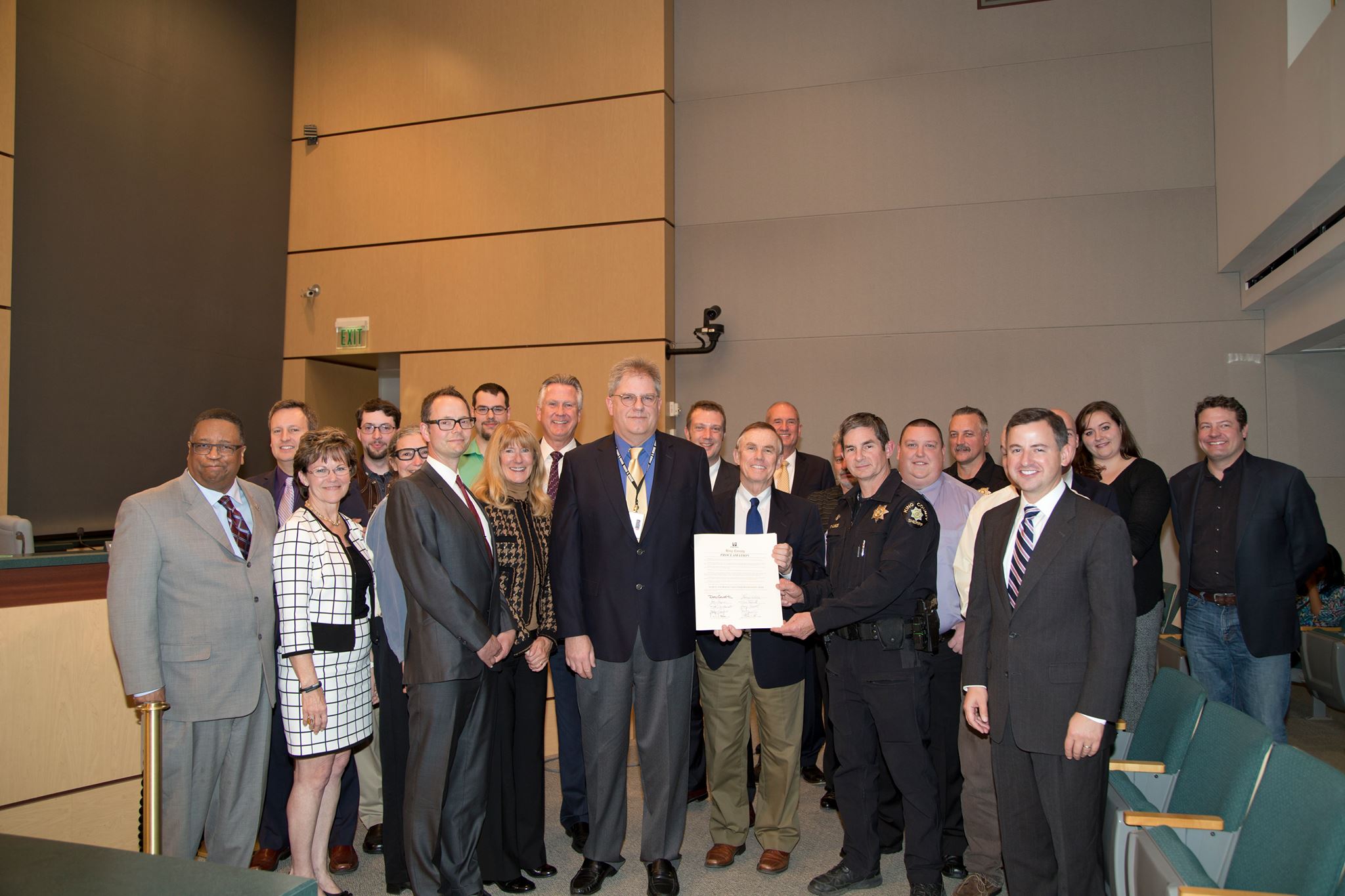 On Monday, 10/5/15, the King County Council proclaimed the week of Oct. 5-11 'Search and Rescue Volunteer Recognition Week'