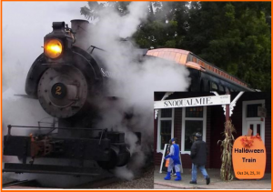 steam train halloween