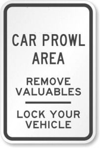 Lock-Vehicle-Parking-Lot-Sign-K-4609
