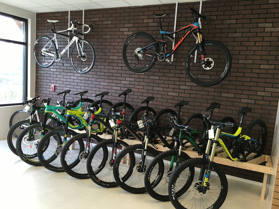 Interior of new Northwest Bicycle, which opens on Feb. 1st in Snoqualmie