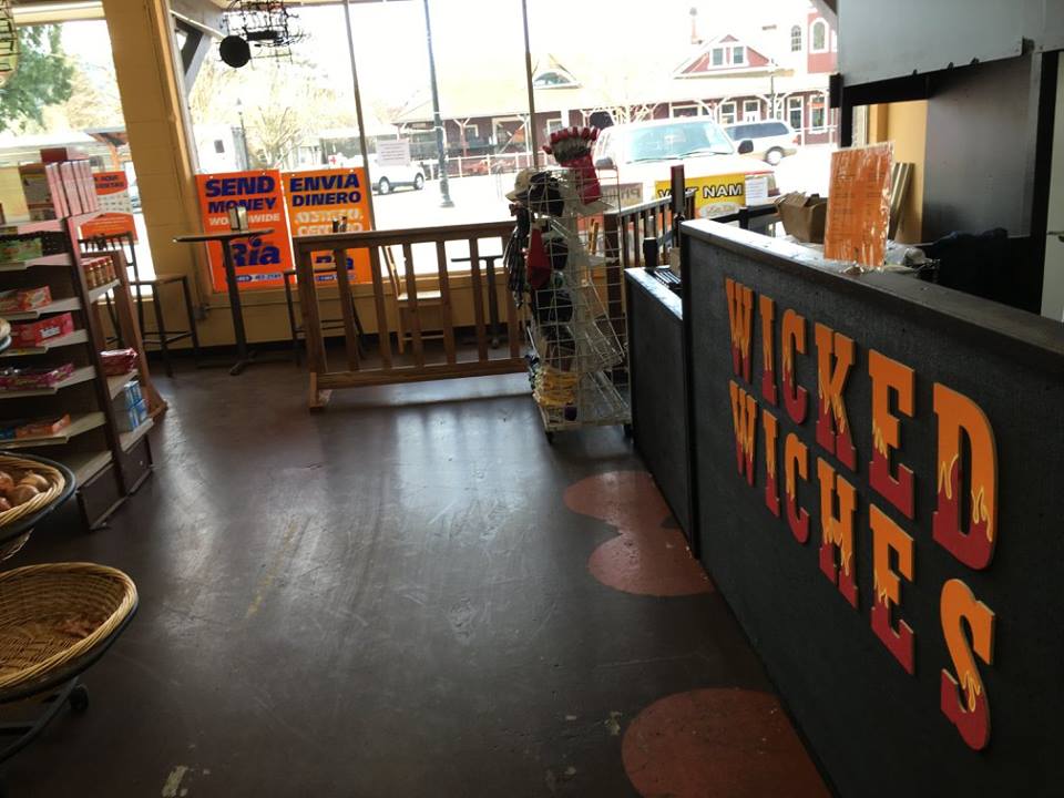 Wicked Witches Sandwich Shop located inside the Snoqualmie Market in downtown Snoqualmie.