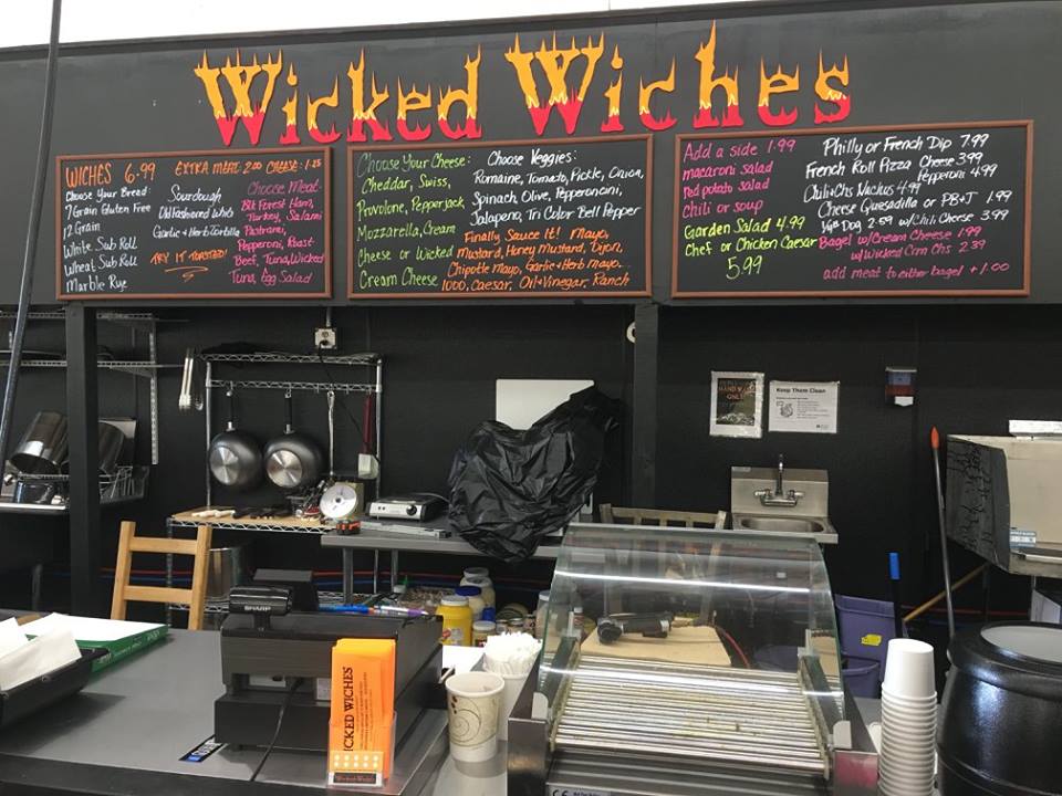 Wicked Witches Sandwich shop located in the back of the Snoqualmie Market at 8030 Railroad Ave SE in Snoqualmie.