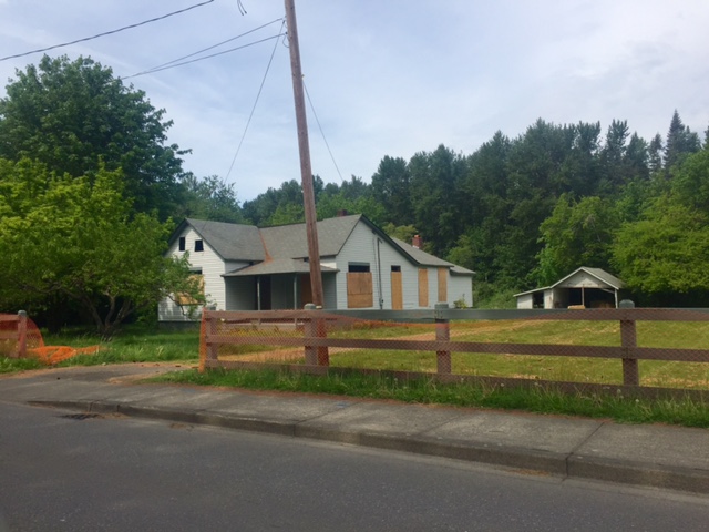 Park Street home purchased by the City of Snoqualmie for its future Riverwalk project.