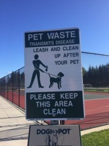 leash sign